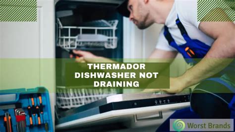 thermador dishwasher troubleshooting|thermador dishwasher will not drain.